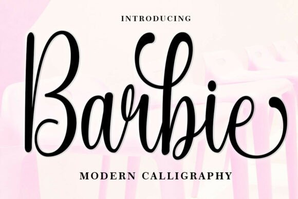 Barbie Script: A Font That Balances Softness and Elegance in Design