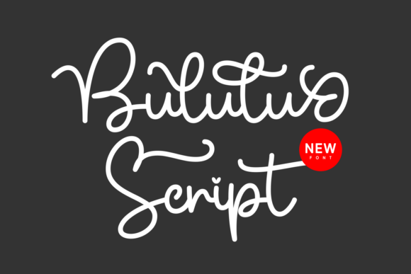 Bululu Script: A Versatile Monoline Font for Creative Expression