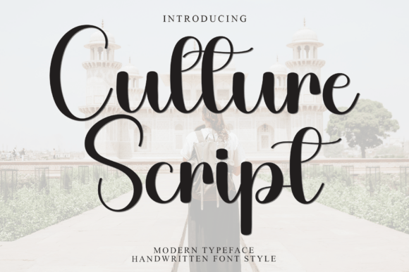 Culture Script: Elevating Typography with Festive Flair for Strategic Design