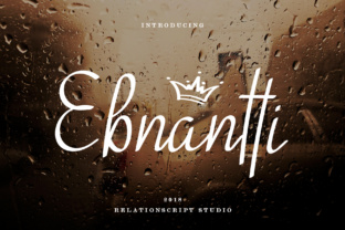Ebnantti Script: Elevating Design with Hand-Drawn Elegance
