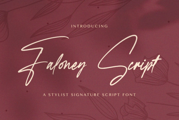 Faloney Script: A Luxurious Touch for Modern Design Projects