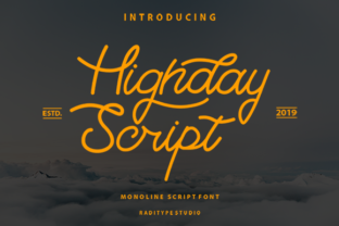 Highday Script: Elevating Creativity with a Handwritten Touch