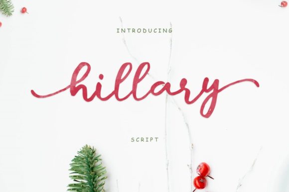 Hillary Script: A Playful Font for Creative Expression