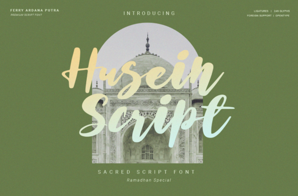 Husein Script: A Timeless Handwritten Font for Creative Design