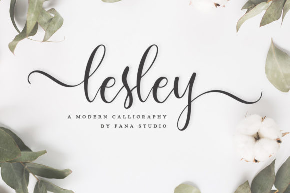 Lesley Script: A Romantic Calligraphy Font for Design Projects