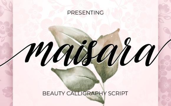 Maisara Script: A Modern Calligraphy Font for Creative Expression
