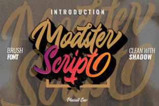 Modster Script: A Modern Font for Urban Creativity