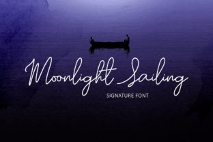 Moonlight Sailing Script: A Beautiful Handwritten Font for Designers and Creators