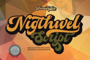 Nigthwel Script: A Vintage-Inspired Font for Creative Projects