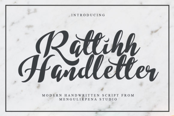 Rattihh Script: A Beautiful Font for Personalized Designs