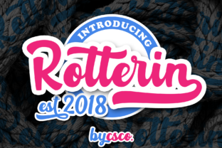 Rotterin Script: A Trendy and Versatile Font for Creative Projects