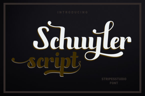 Schuyler Script: A Modern Script Font with Timeless Authenticity