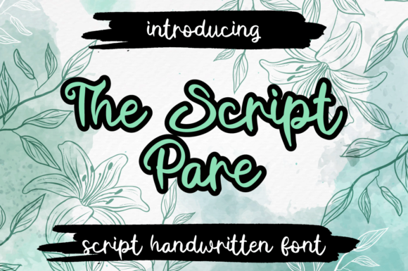 The Script Pare: A Handwritten Font That Transforms Text into Art