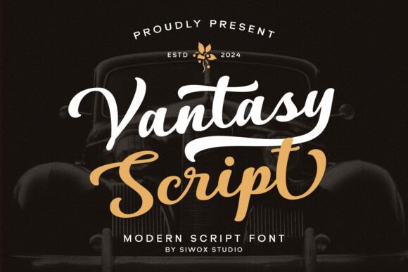Vantasy Script: A Font That Transforms Design Projects Into Eye-Catching Masterpieces