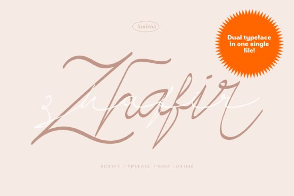Zhafir Script: A Sophisticated Font for Professional and Creative Workflows